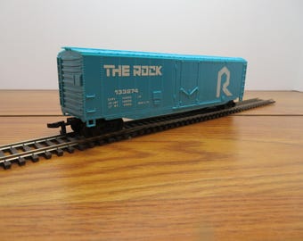 T 984 HO Bachmann 1989 The Rock Box Car #133274 Well Weighted - Brand New Old Stock