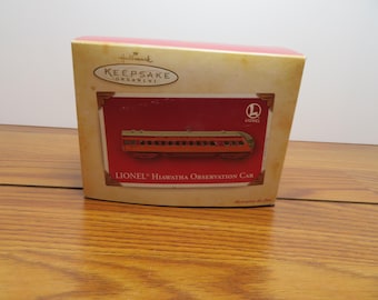 T 816 Vintage Lionel 2004 Hiawatha Observation Car Die Cast Brand New Old Stock