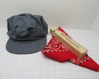 Adult's Railroad Engineer's Hat Kit