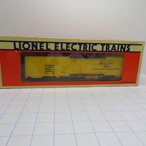 F 51 O Gauge Lionel 1992 Nickel Plate Road 195227 Reefer Car 6-19527 With Sliding Doors & Metal Wheels Brand New Old Stock
