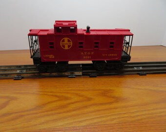 T 951 Lionel O/27 ATSF 1973 Caboose Santa Fe -  Well Weighted - Brand New Old Stock