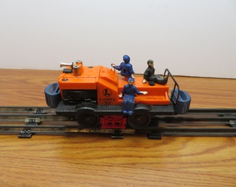 P 277 O Gauge Lionel #50 Gang Car In Original Box Runs Forward & Hesitates In Reverse - Needs Troubled Shot - Sold As Is Post War 1960