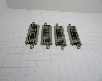 P 292 HO Bachmann #44514 EZ Track Nickel Silver 4.5" Straight Track (4) Piece Brand New Old Stock