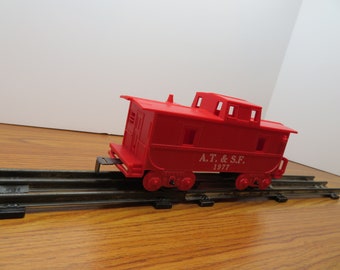 MH 723 O Gauge Marx Caboose ATSF 1977 (4) Wheel Post War Like New