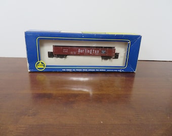 F 241 HO AHM CB&O Burlington #3166 Gondola 1979 In Original Box Brand New Old Stock