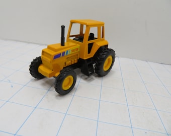 MH 449 Die-Cast 3.75" Farm Tractor Pull Back Yellow Brand New