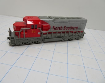 MH 291 North Southern Pullback Freight Engine 54 Die Cast 54 Red/Silver