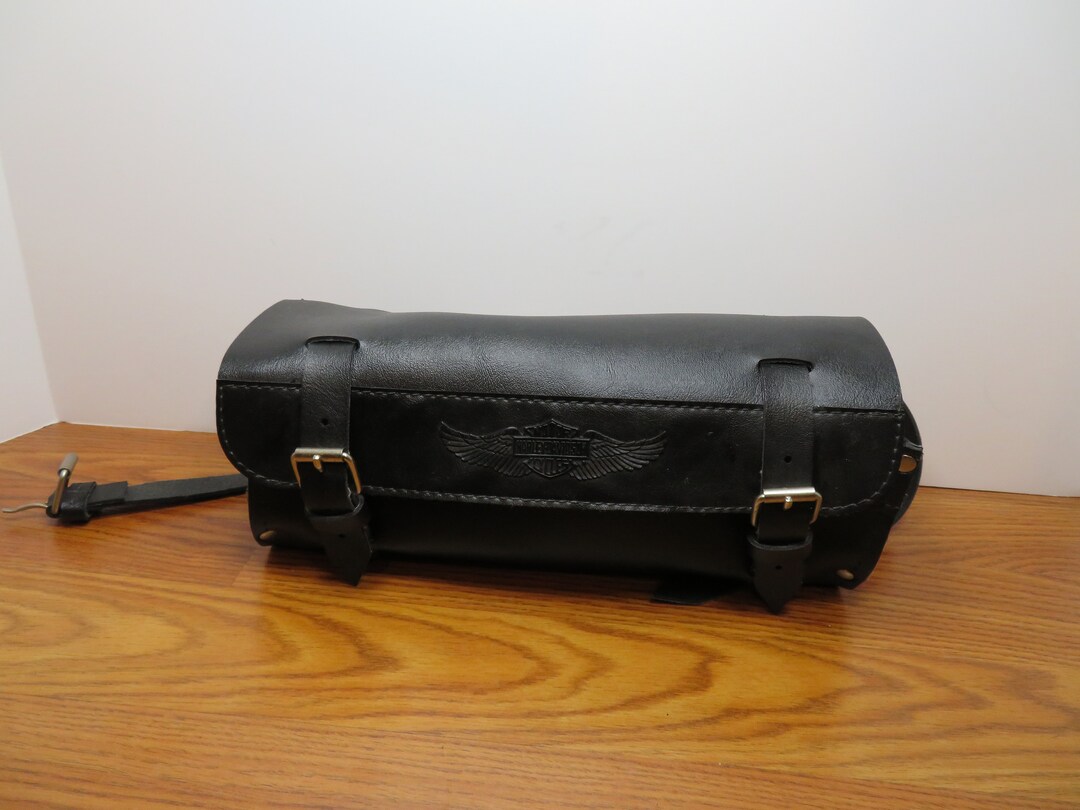 P 47 Harley Davidson Tool Bag/pouch Genuine Soft Leather With Harley