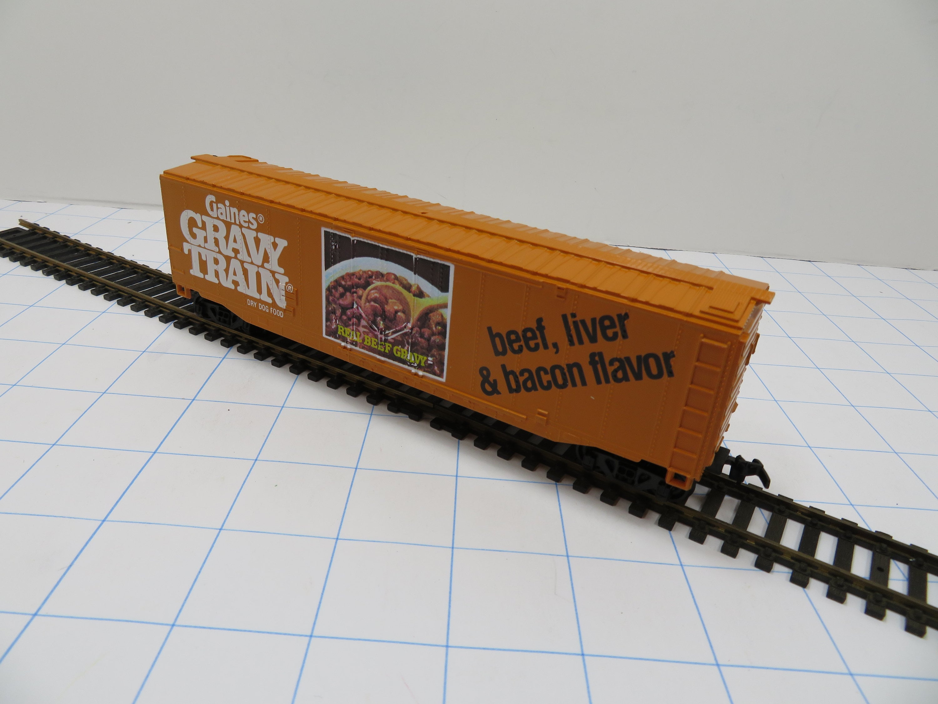 MH 25 HO Gravy Train Beef , Liver Bacon Car Vintage 1988 Brand New