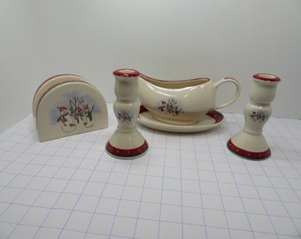MH 627 Royal Seasons (5) Piece Dinner Set Brand New