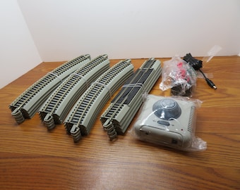 T 308 HO Bachmann Transformer # 44211 With Nickel Silver EZ Track (12) 18R Curves With Terminal Track (4) Straights Brand New Old Stock