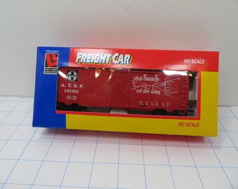 MH 711 HO Life-Like ATSF 140185 Santa Fe Box Car Brand New