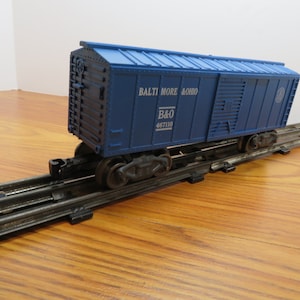 MH 964 O Gauge Marx B & O Box Car 467110 Post War 1960 Great Shape