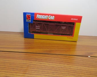 T 1009 HO Life-Like 1989 ACL Cattle Car #140449 Sliding Doors Well Weighted - Brand New Old Stock