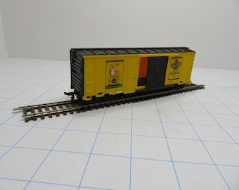 F 16 HO Model Power Vintage 1980's Pennzoil Box Car With Sliding Doors Well Weighted Brand New Old Stock - Note : Car In Different Box