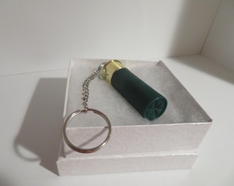 F 189 Custom Made 12 Gauge Shotgun Shell Key Chain - Full Scale - Great Gift For The Sportsman Or Hunter