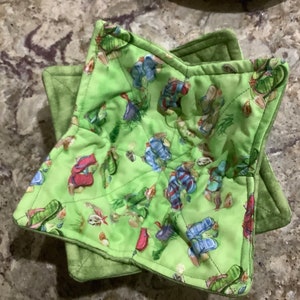 Schüsselwärmer, Schüsselwärmer, Suppenschüssel, Wärmer, Schüsselhalter, Mikrowellenschüssel gemütlich. Flip Flops grün