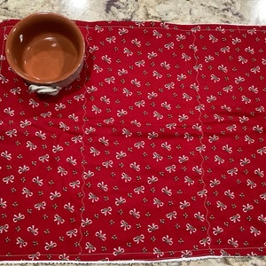 Red Dish Drying Mat Etsy