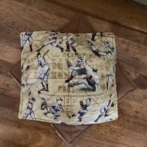 Bowl cozies, bowl cozy, soup bowl, cozy, bowl holder, microwave bowl cozy. Baseball