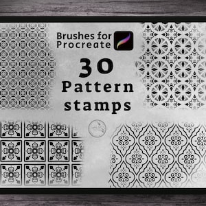 30 Patterns Stamps Brushes for proceate