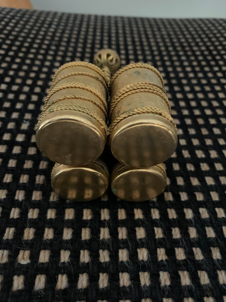 60s70s Emrich Lipstick Holder Gold With Crown Etsy