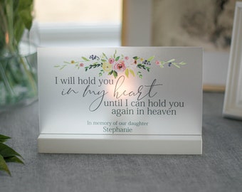 Memorial Gift - Loss of Child Memorial - In Loving Memory Sign - Loss of Daughter - Condolence Gift