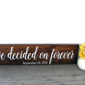 Engagement Sign Photo Prop and Save The Date Sign Engagement Party Decorations image 6