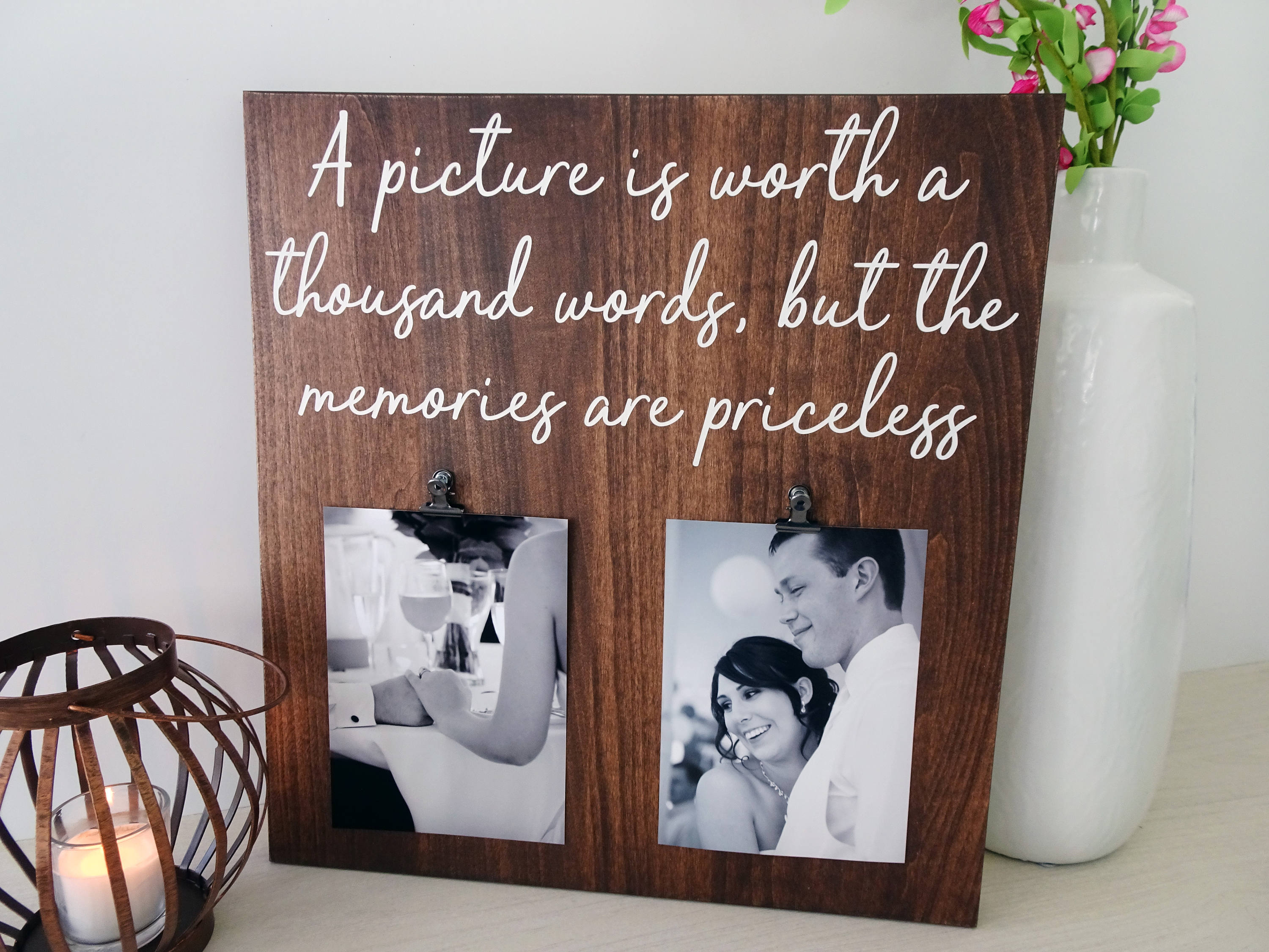 Wood Photo Frame Picture Frame Quote Family Picture Frame Etsy