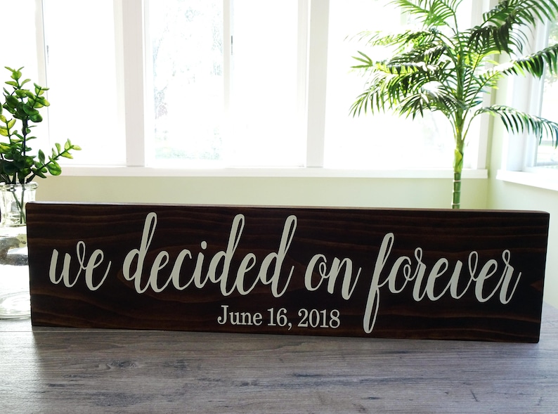 Engagement Sign Photo Prop and Save The Date Sign Engagement Party Decorations image 9