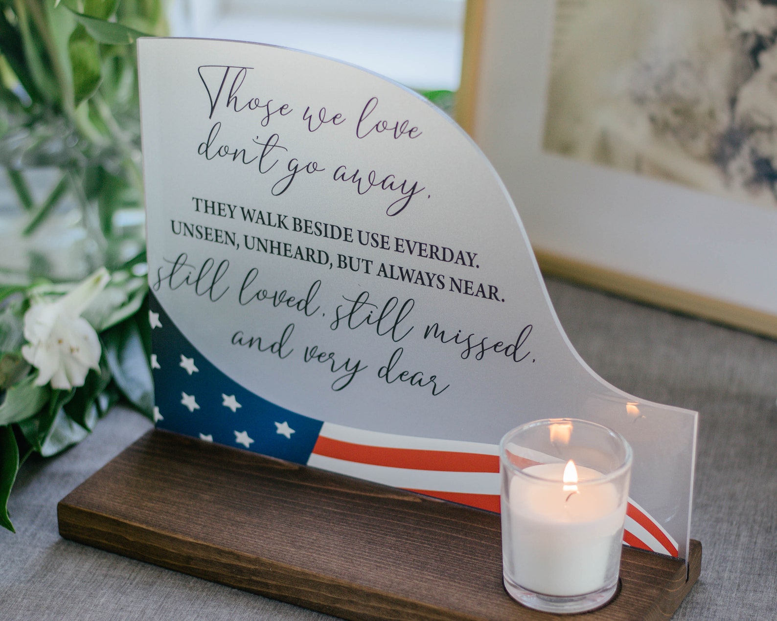 Remembrance Gifts Veteran Memorial Fallen Soldier Memorial Etsy