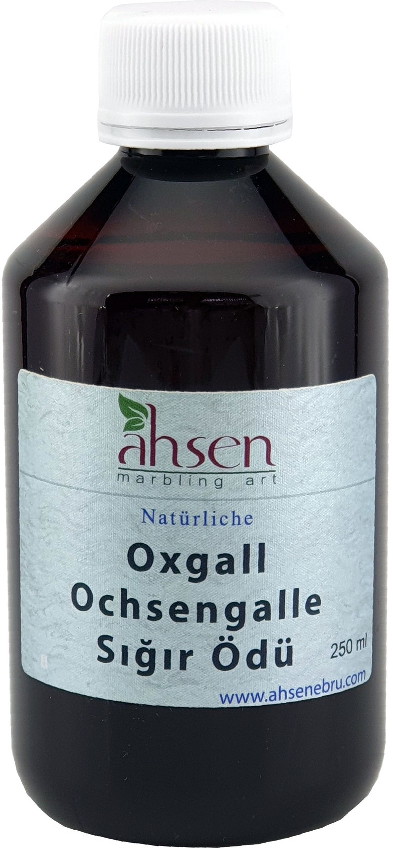 Ahsen Ebru, bile de boeuf 250ml, Bile de boeuf, Bile de boeuf, bile di bue, Ox galla, Bilis de buey, ossengal, matériel de persillage, image 3