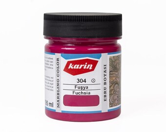 Magenta 304 - Ebru Colors 105ml, Geleneksel Ebru Boyası, Peinture marbrante, Peinture marbrée traditionnelle, Peinture marbrée traditionnelle,