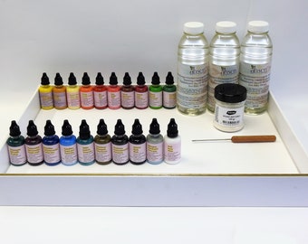 Marbling learning set (16 pieces)