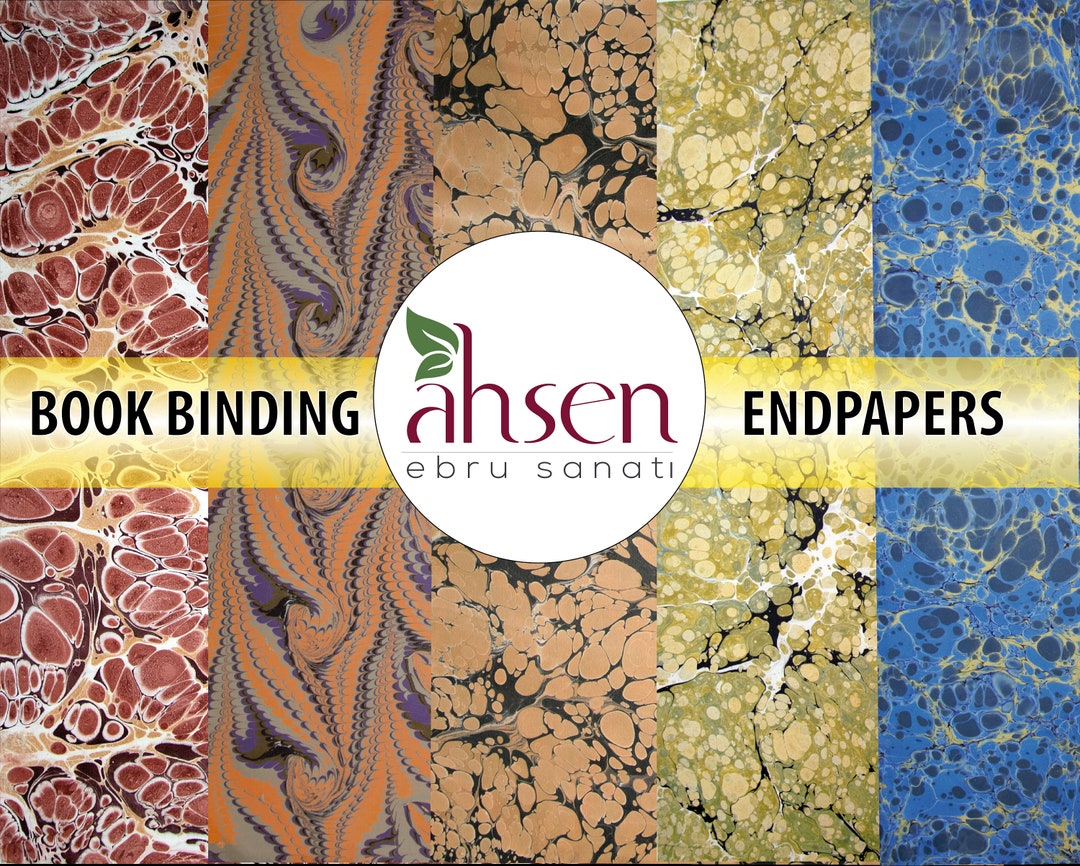 Digital Marbled Paper, Download Book Restoration Paper, Endpapers