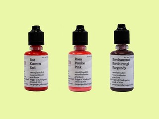 Ahsen Vernice Per Marmorizzazione Ebru 105 Ml - Verde Pigmento - Colori Tradizionali A Base D'Acqua Dalla Turchia