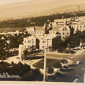 Carte postale vintage d'Adélaïde, Australie du Sud, vers la Seconde Guerre mondiale