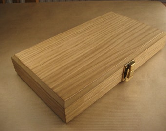 Oak fishing float box.  Holds either 12 or 16 floats.  (No floats included)