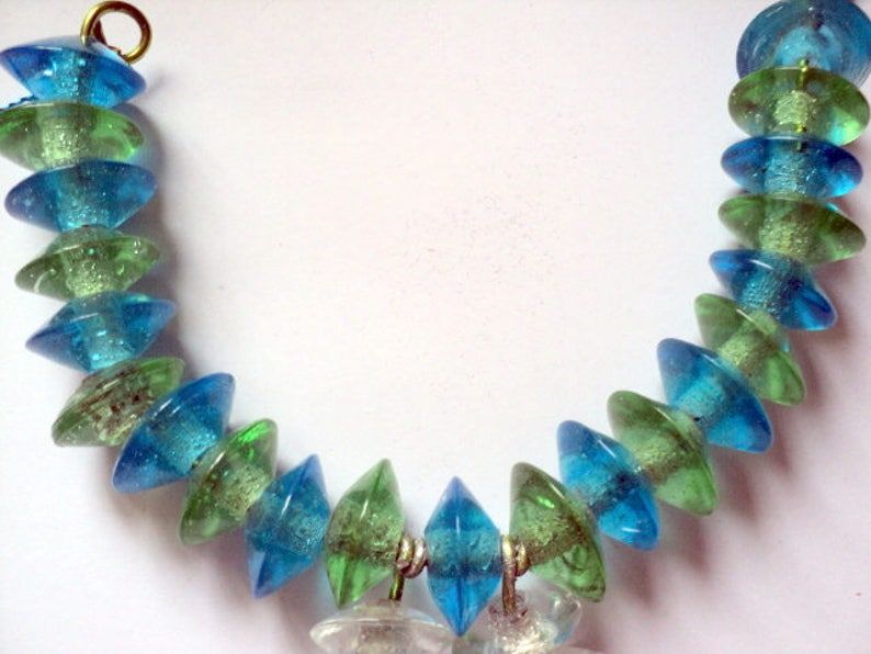 Necklaces-jewelry beads-necklace blue-glass beads-necklace original woman-small gift handmade