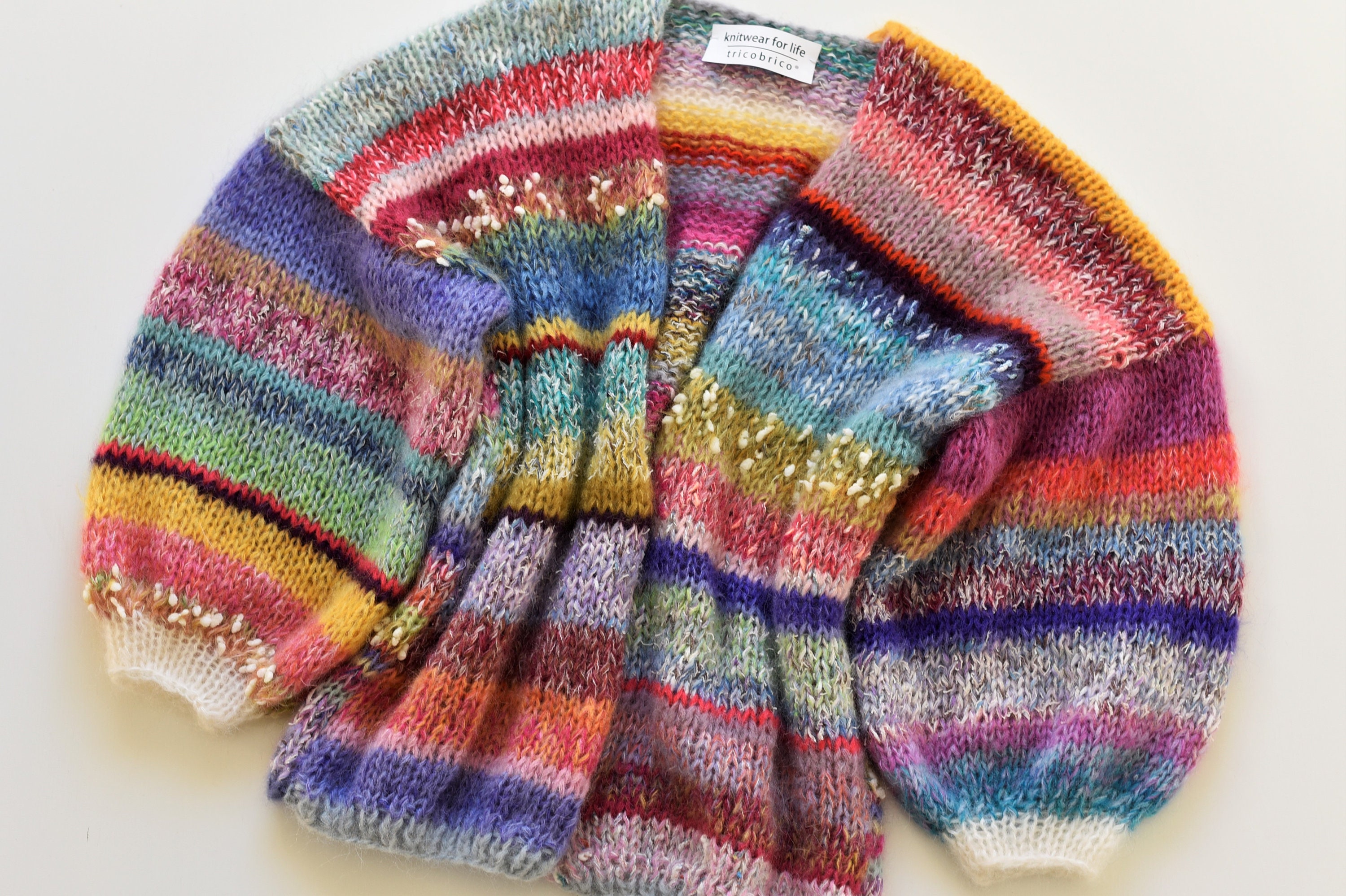 To Orderhot Mohair Cardiganmulticolored - Etsy