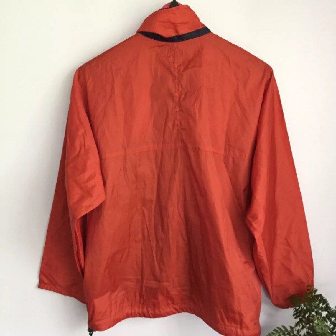 Woolrich Men's Orange Windbreaker Jacket Etsy