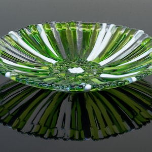 GLASPLATTE Murano Glasplatte made in Murano by Cesare Sent original made in Italy wunderschönes besonderes und andersfarbiges Glasobjekt handgearbeitet