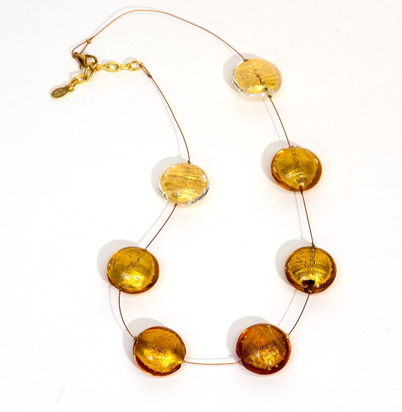 LEN7 Murano Glass Necklace Handmade in Murano by Cesare Sent Etsy