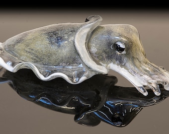 Sepia Murano glass work.  Realistic. Master work.