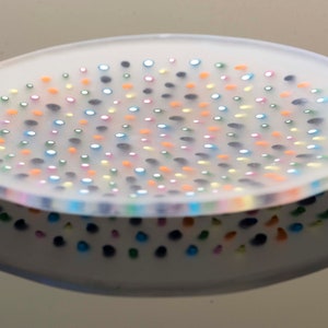 Murrina glass plate. Traditional Murano glass object. Original gift. Unobtainable single piece.