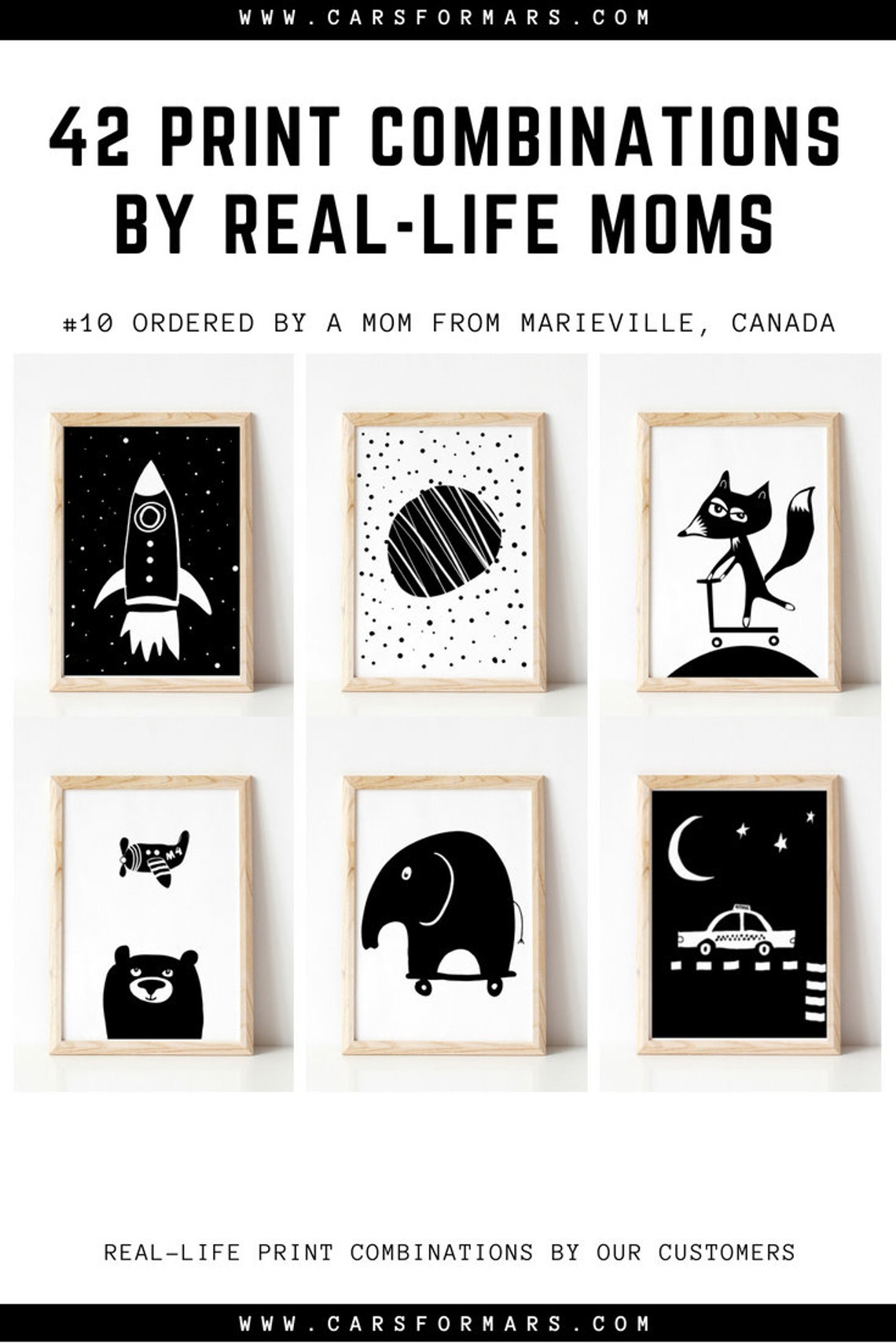 Abstract Nursery Art Black and White Nursery Decor Instant Etsy