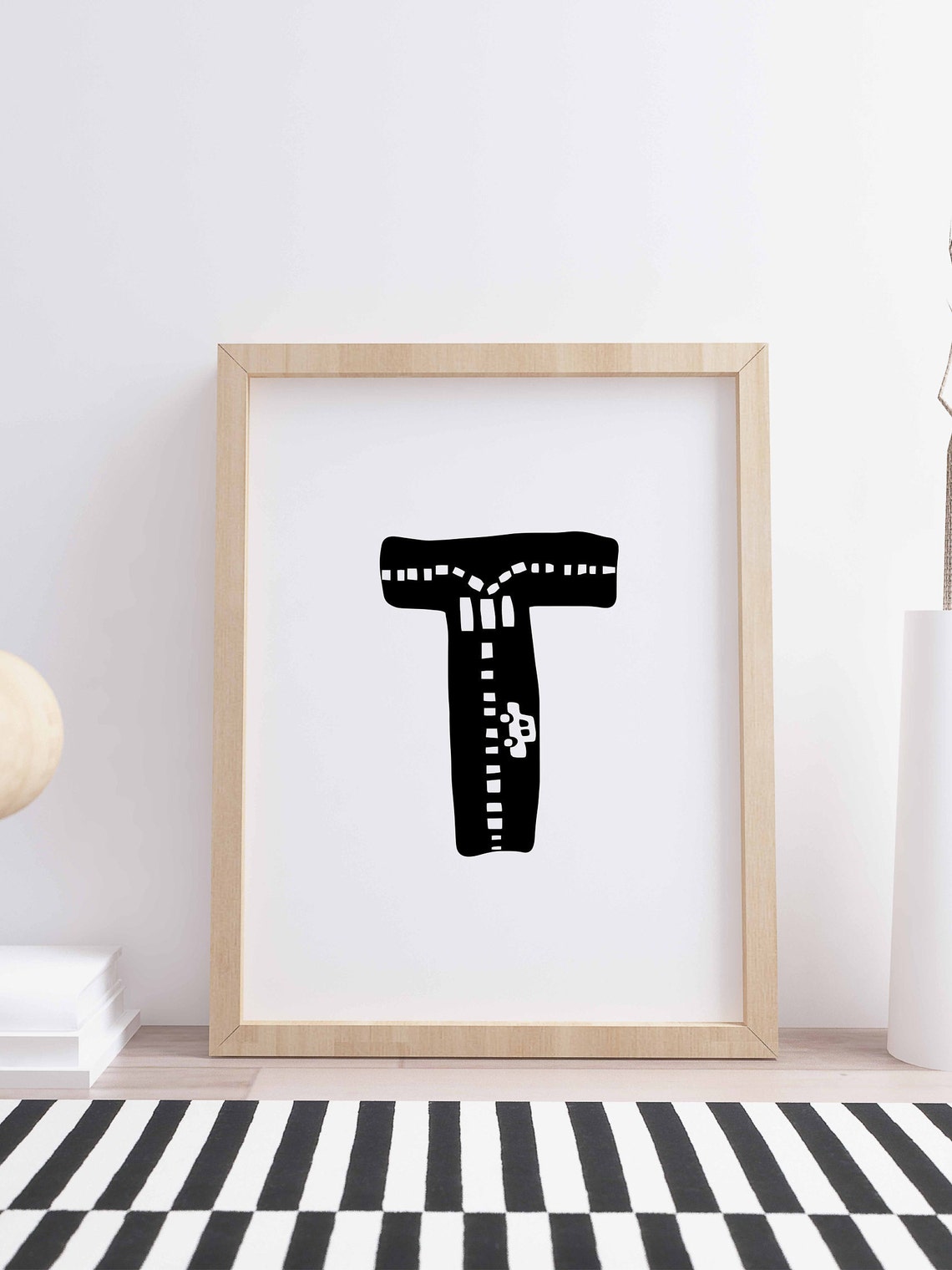 Letter T Print Alphabet Poster for Toddler Boy Room Decor Etsy