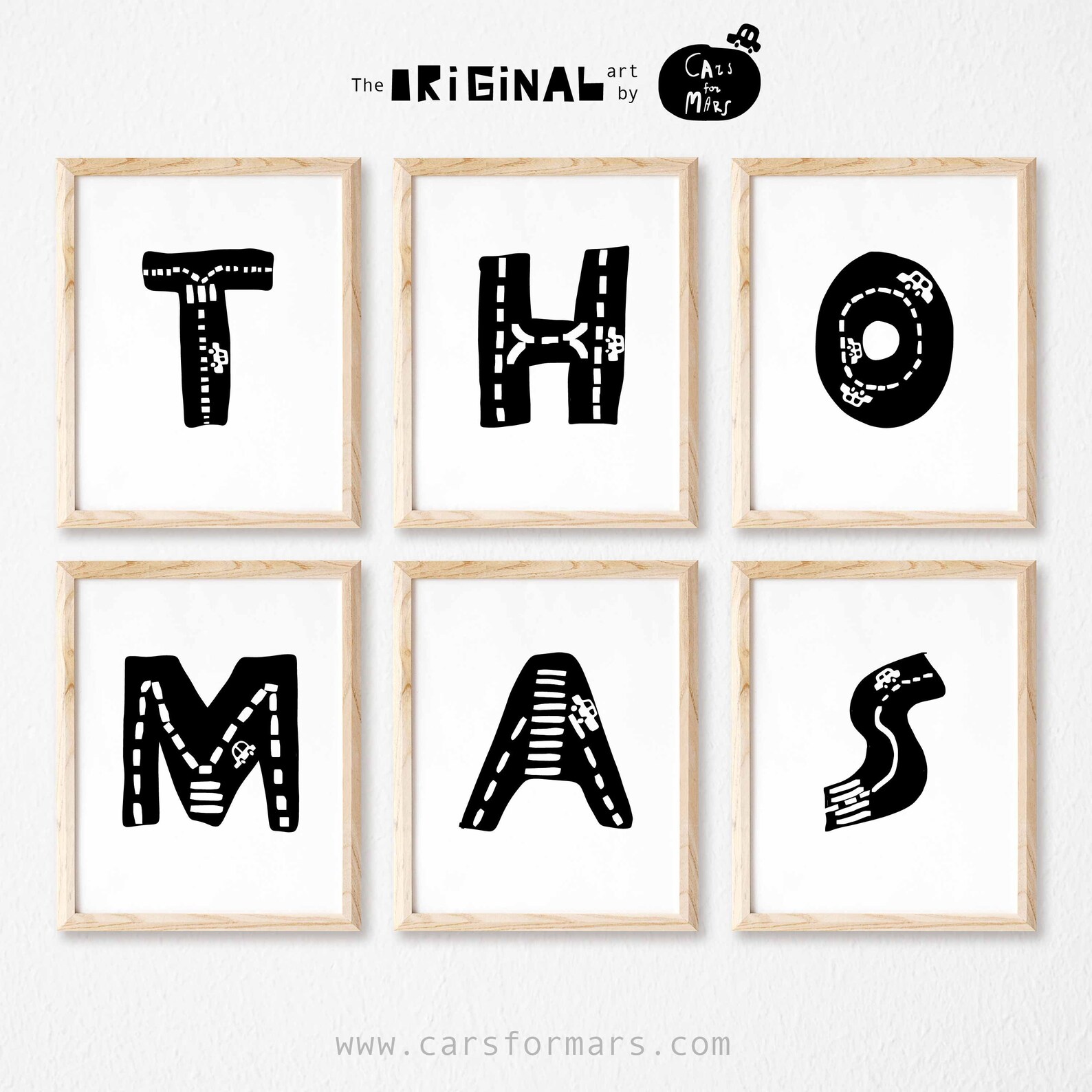 Letter T Print Alphabet Poster for Toddler Boy Room Decor Etsy