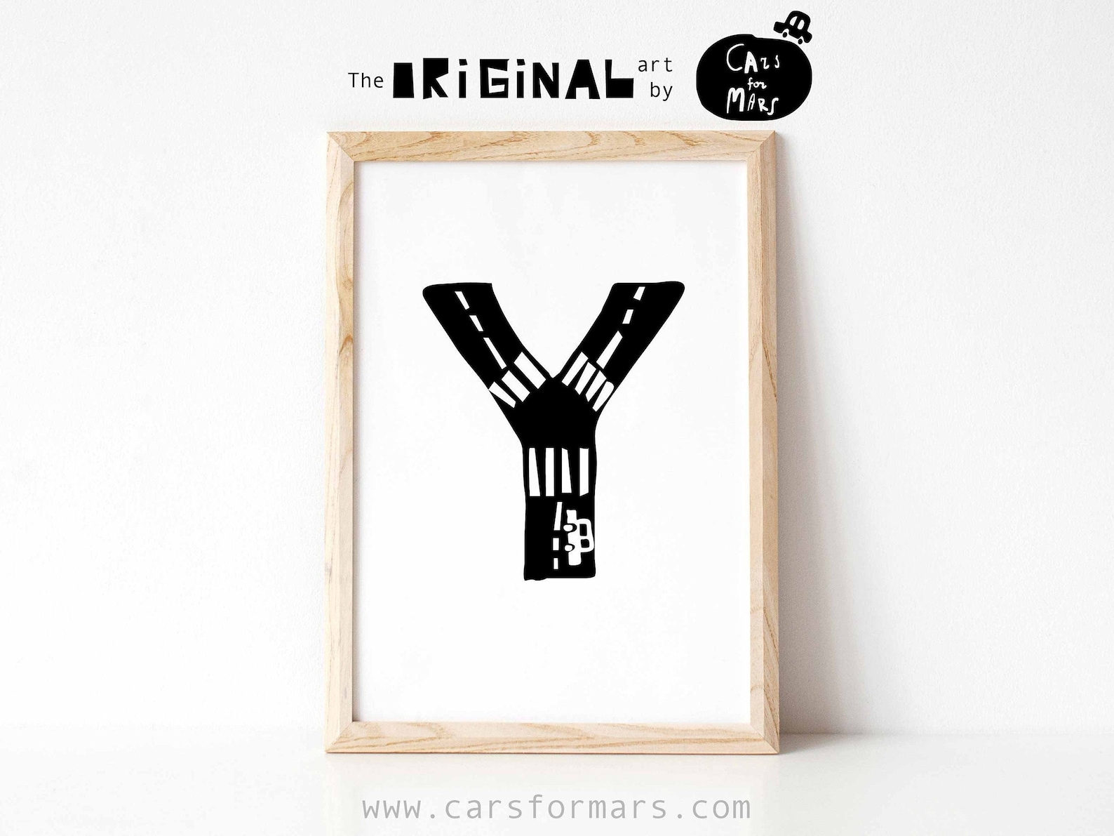 Alphabet Print Letter Y Wall Art for Toddler Boy Room Decor Etsy