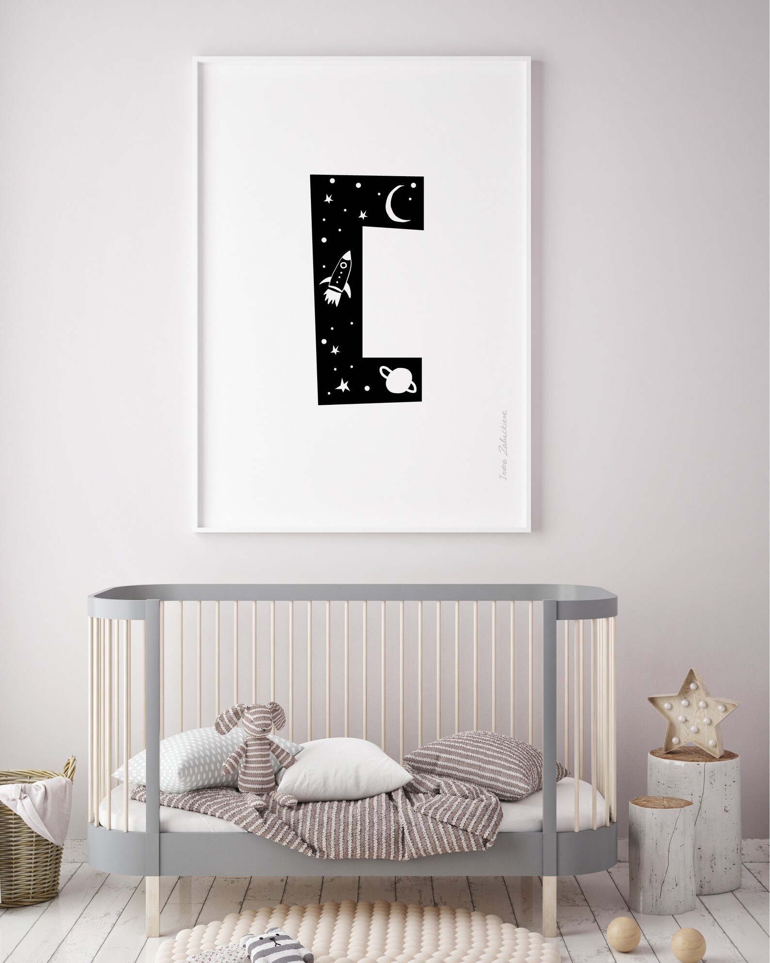 Alphabet Print Letter C for Toddler Room Decor Featuring | Etsy