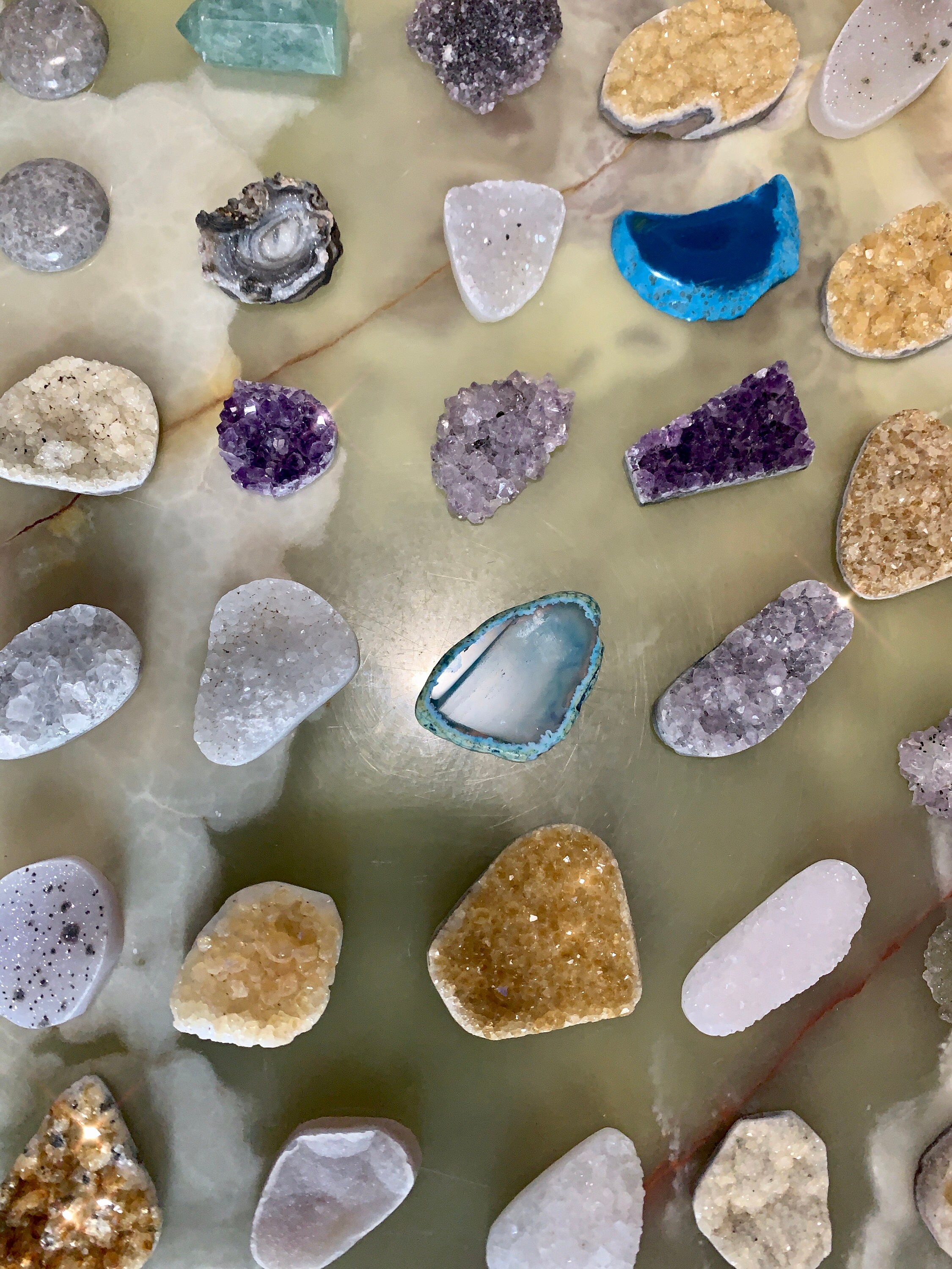 Healing Crystal Set Crystal Kit Bulk Crystals Amethyst Etsy